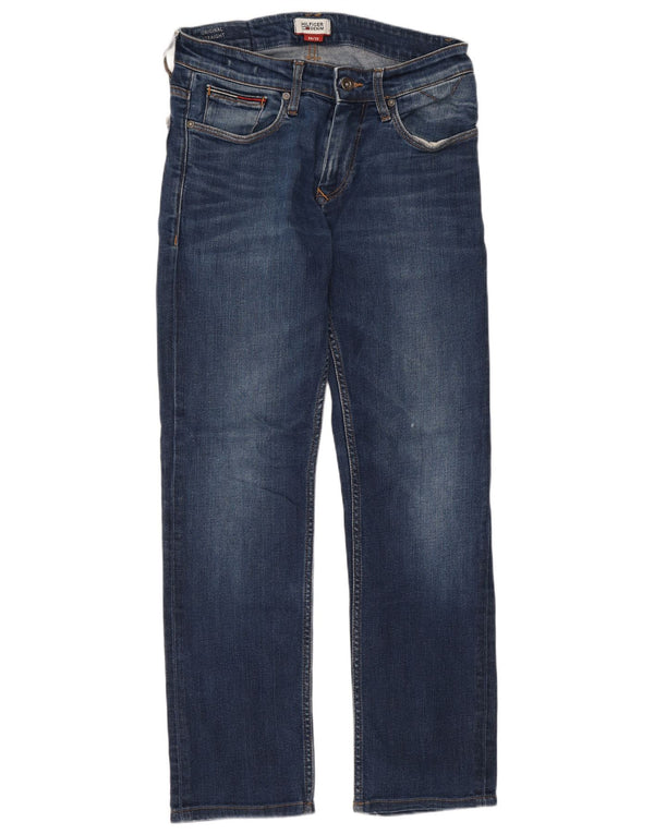 Blugi drepti pentru femei Tommy Hilfiger W30 L28 Bumbac albastru