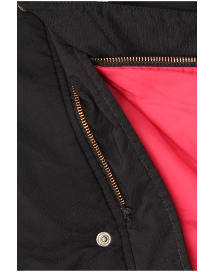 Palton căptușit cu glugă pentru femei Lee UK 10 Small Black