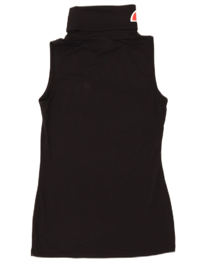 Vestă cu grafică pentru femei Ellesse, UK 10, nailon mic, negru