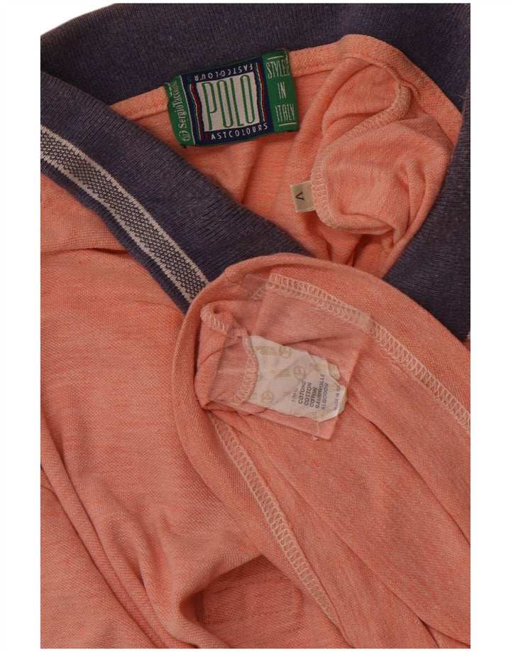 SERGIO TACCHINI Tricou polo pentru bărbați, bumbac roz mare