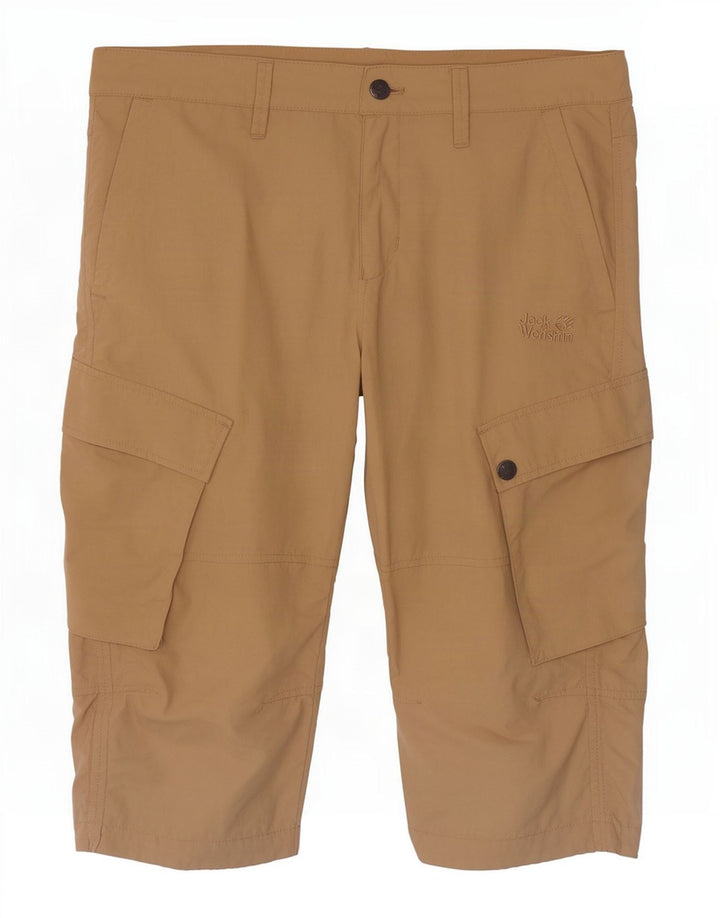 Jack Wolfskin Bermudă pentru bărbați cargo W34 mare poliamidă bej