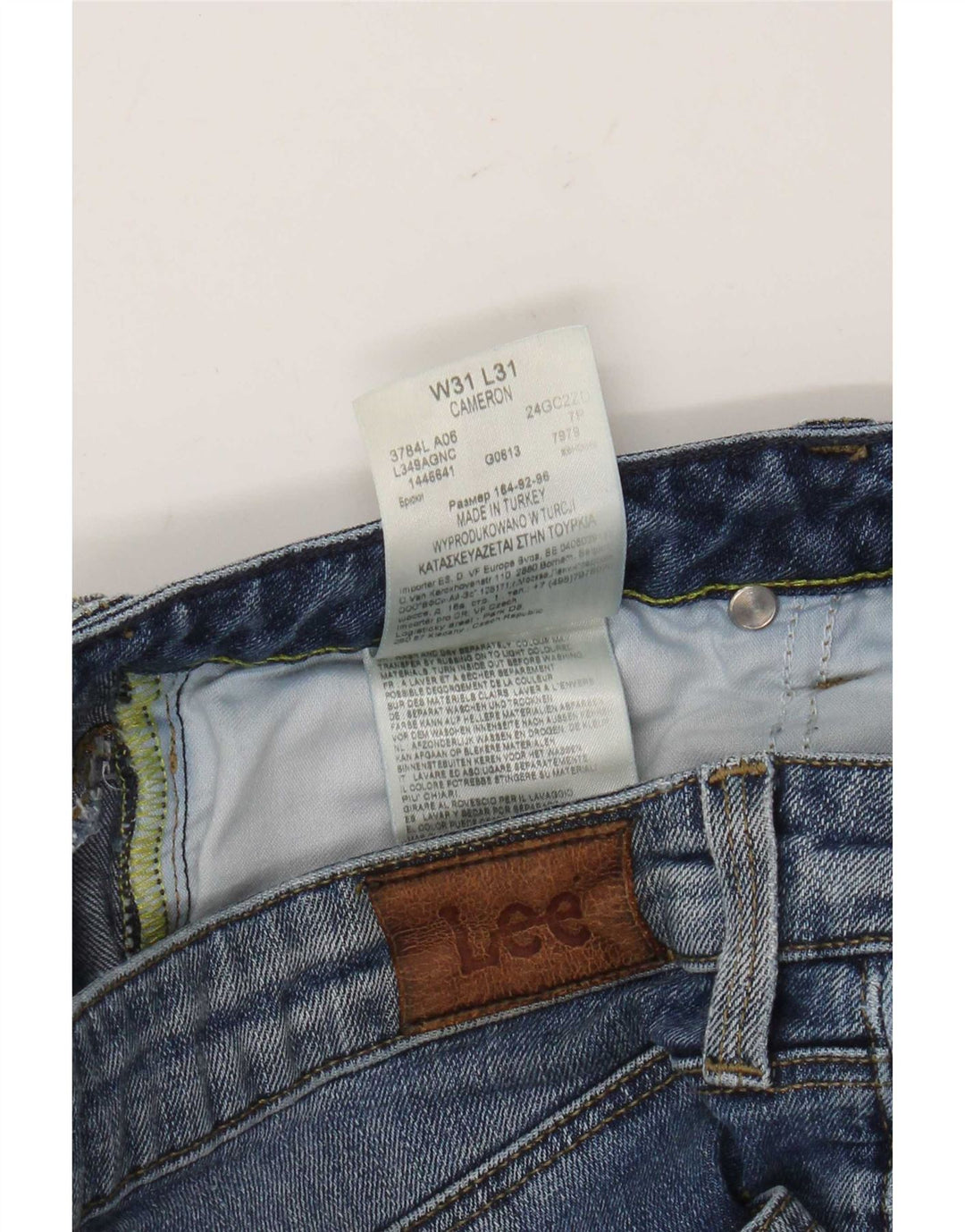 Blugi Lee Cameron Bootcut pentru femei W31 L31 bumbac albastru