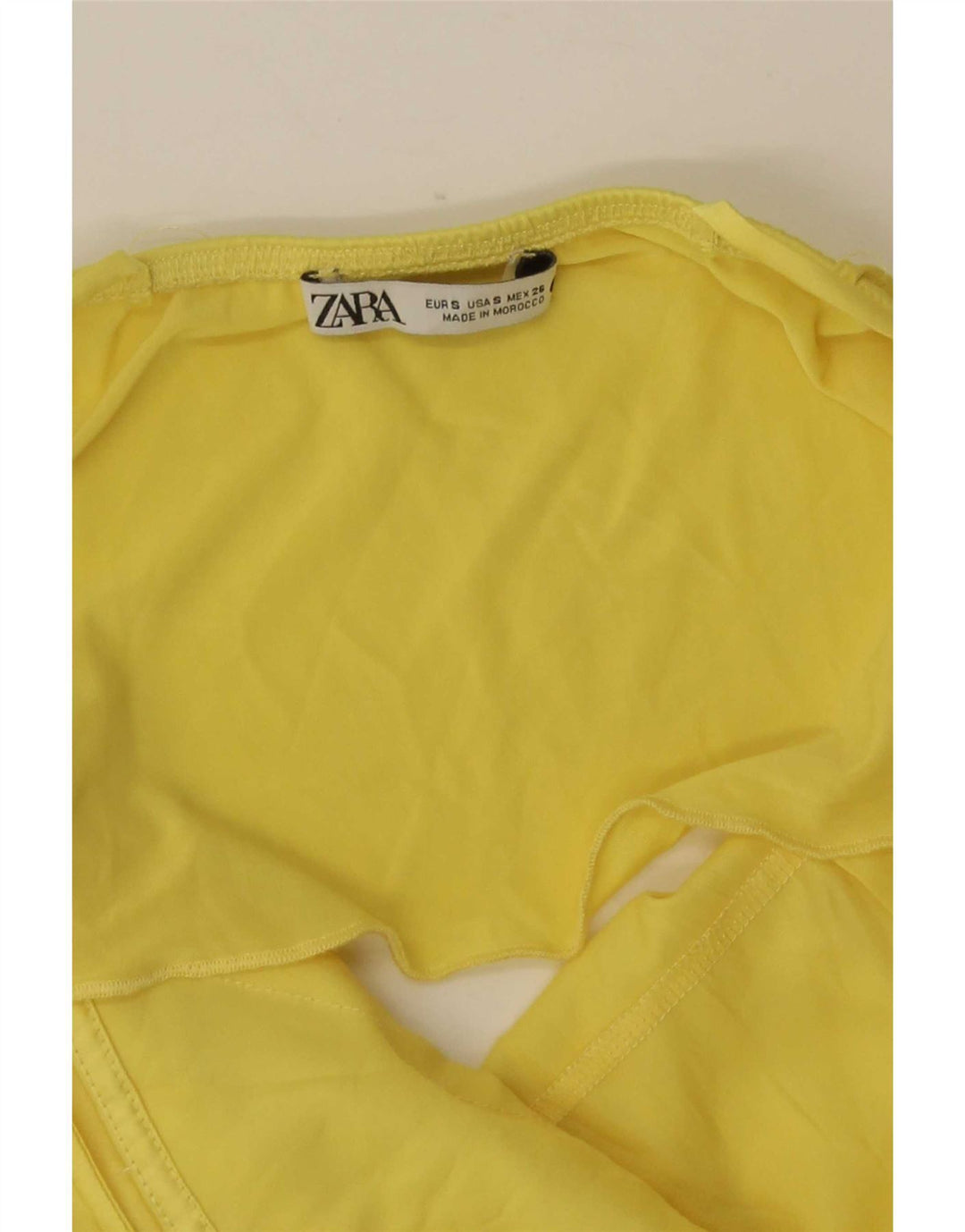 Top fără mâneci pentru femei Zara UK 8 Small Yellow