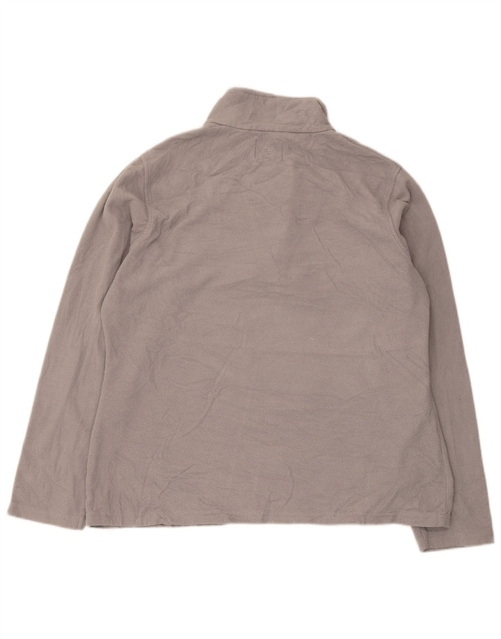 Jumper pentru femei Mountain Warehouse, cu fermoar și gât, din lână UK 16, mare, gri, poliester