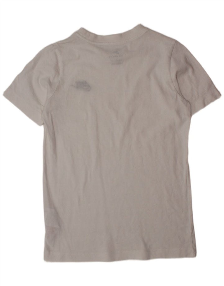 Tricou Băieți NIKE Top 8-9 Ani Mic Bumbac Alb