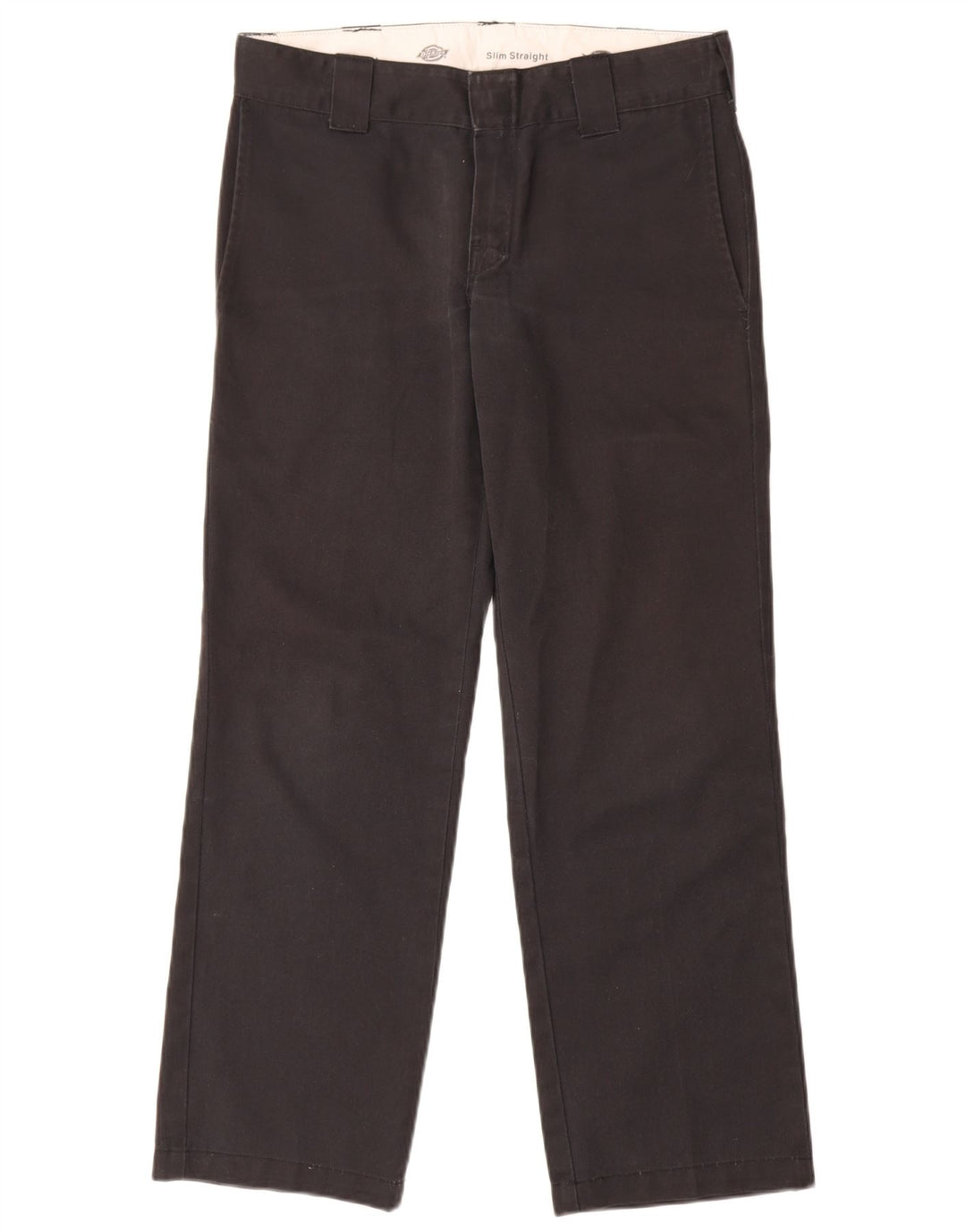 Pantaloni chino slim drepti pentru bărbați Dickies L30 L30 Poliester negru