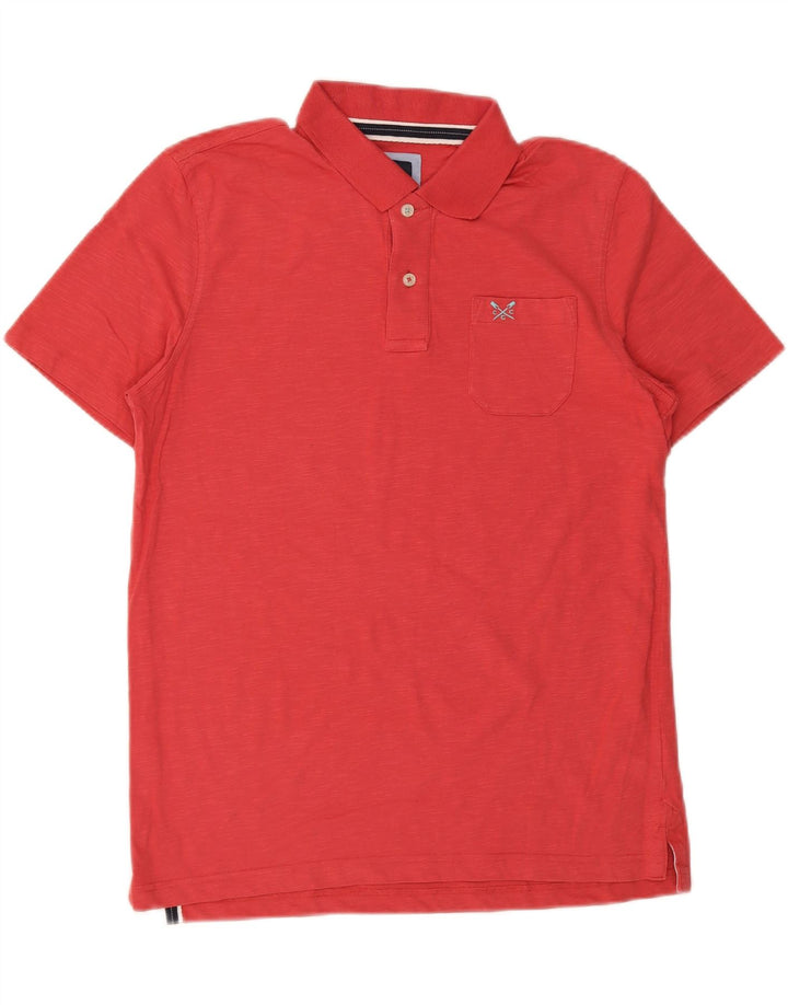 Crew Clothing Tricou polo pentru bărbați, bumbac roșu mediu