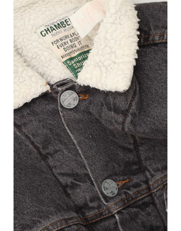 Jachetă pentru bărbați Chambers Sherpa denim UK 38, bumbac gri mediu