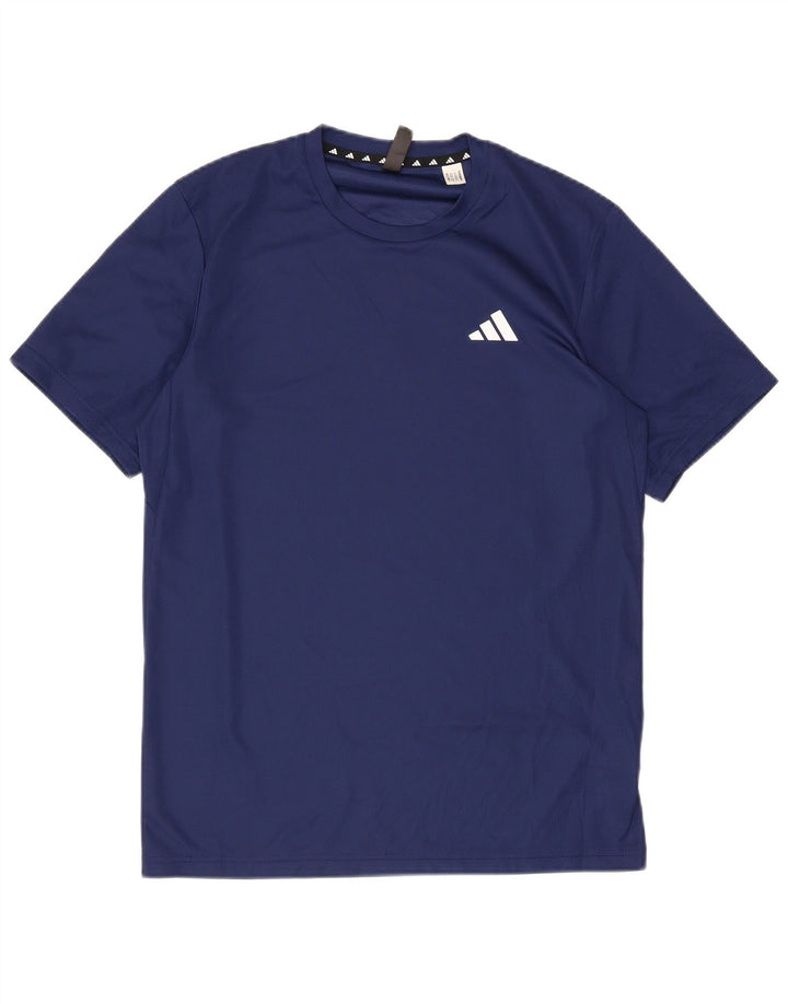 Tricou pentru bărbați ADIDAS Aeroready Top mic din poliester bleumarin