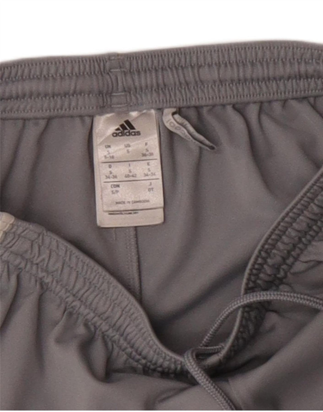 Pantaloni scurți sport Climacool Adidas pentru femei Marea Britanie 8/10 Poliester mic gri