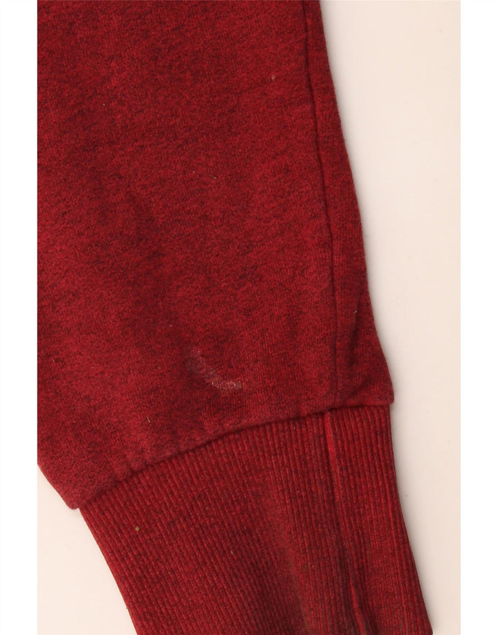 Pulover SUPERDRY pentru bărbați, XL, bumbac cu păsări burgundy