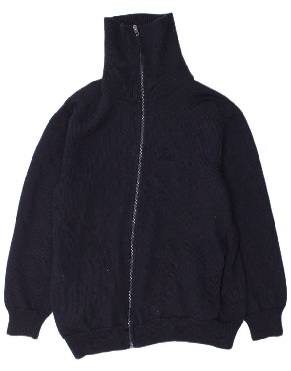 Pulover cardigan pentru bărbați Ermenegildo Zegna Marea Britanie 38, mediu, bleumarin, lână nouă