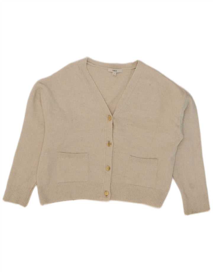 Pulover cardigan supradimensionat pentru femei Marks & Spencer UK 14 Bej mediu