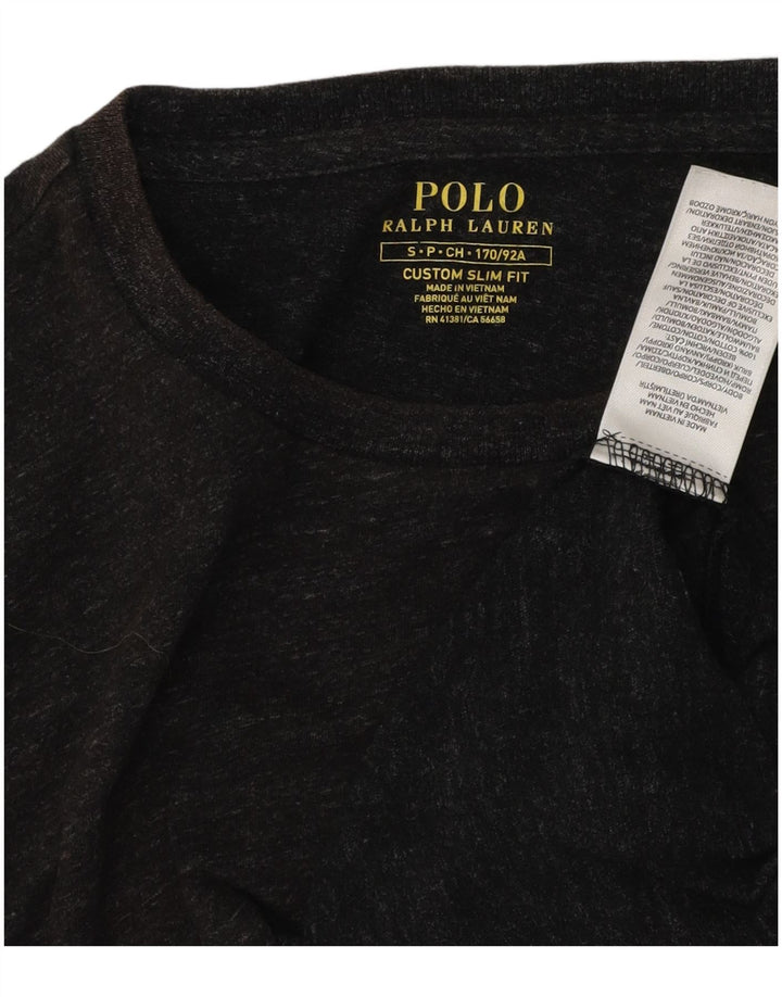 Tricou POLO RALPH LAUREN pentru bărbați, personalizat, cu croiala subțire. Top mic, gri, pete