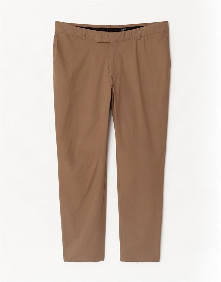Pantaloni drepti pentru bărbați Hugo Boss L36 L33 Bej