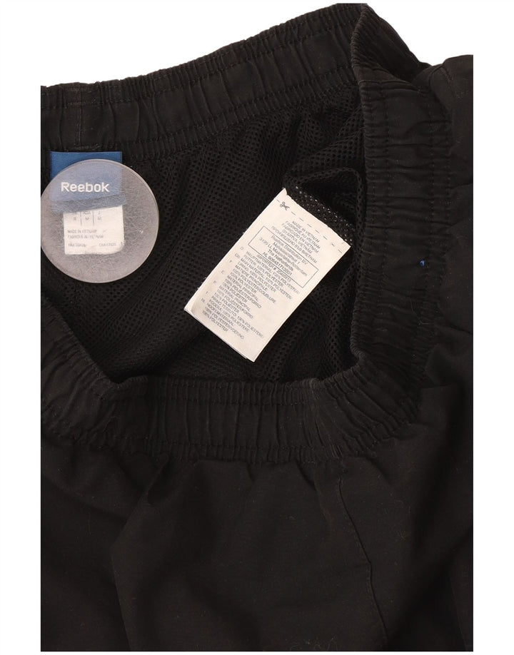 Pantaloni de trening pentru bărbați Reebok Pantaloni de jogging Mici Poliester negru