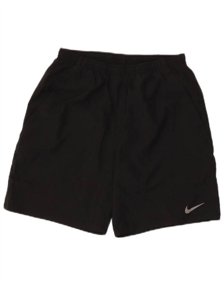 Pantaloni scurți sport Nike Dri Fit pentru bărbați, poliester negru mic