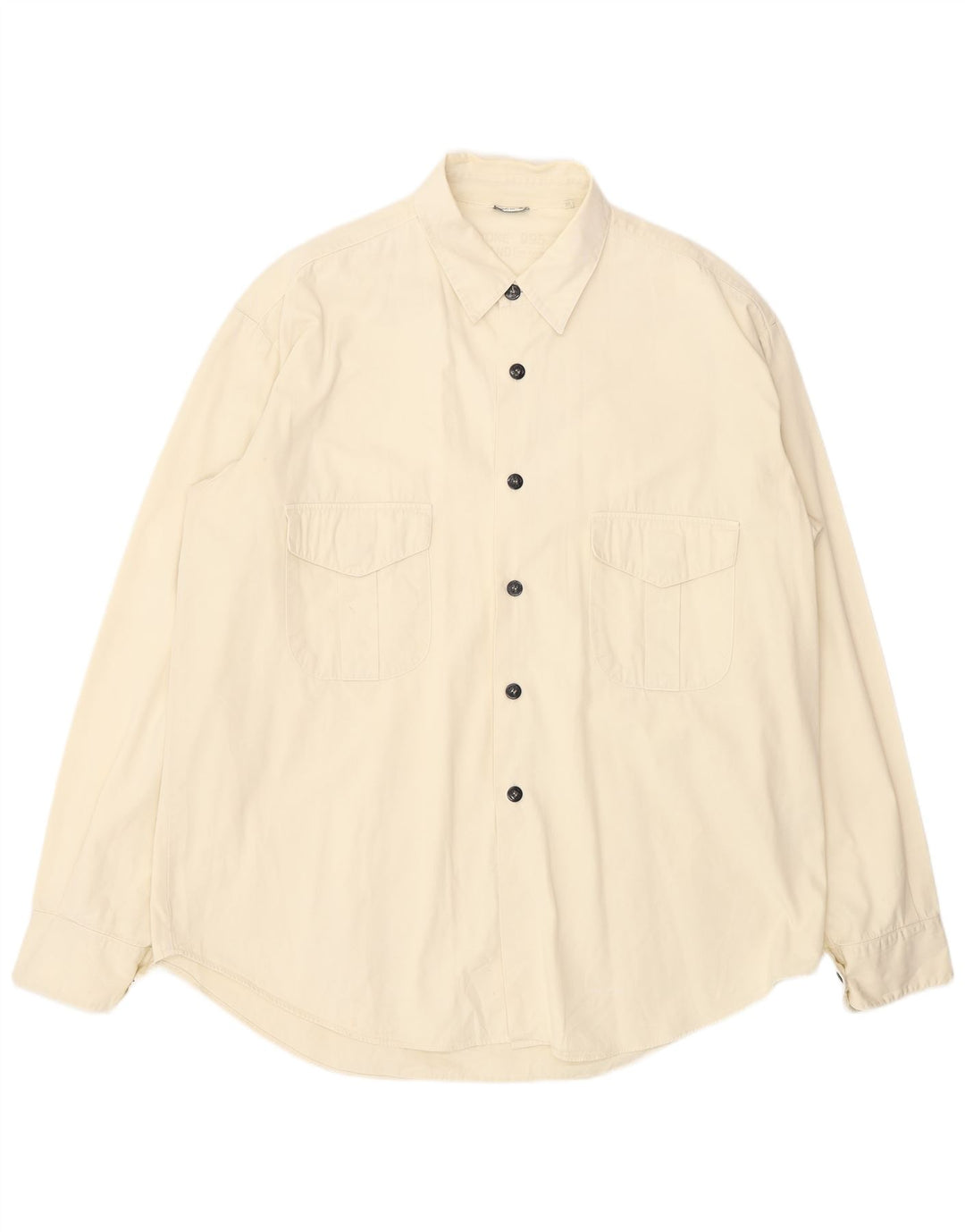 Cămașă pentru bărbați STONE ISLAND 2XL, bumbac alb, clasic