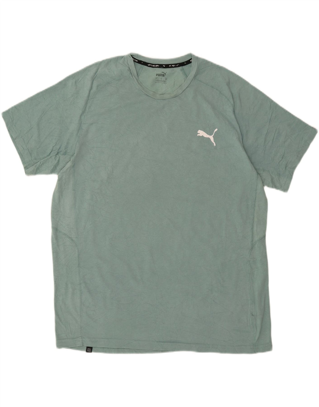 PUMA Mens T-Shirt Top XL Green Vintage Puma and Second-Hand Puma from Messina Hembry 