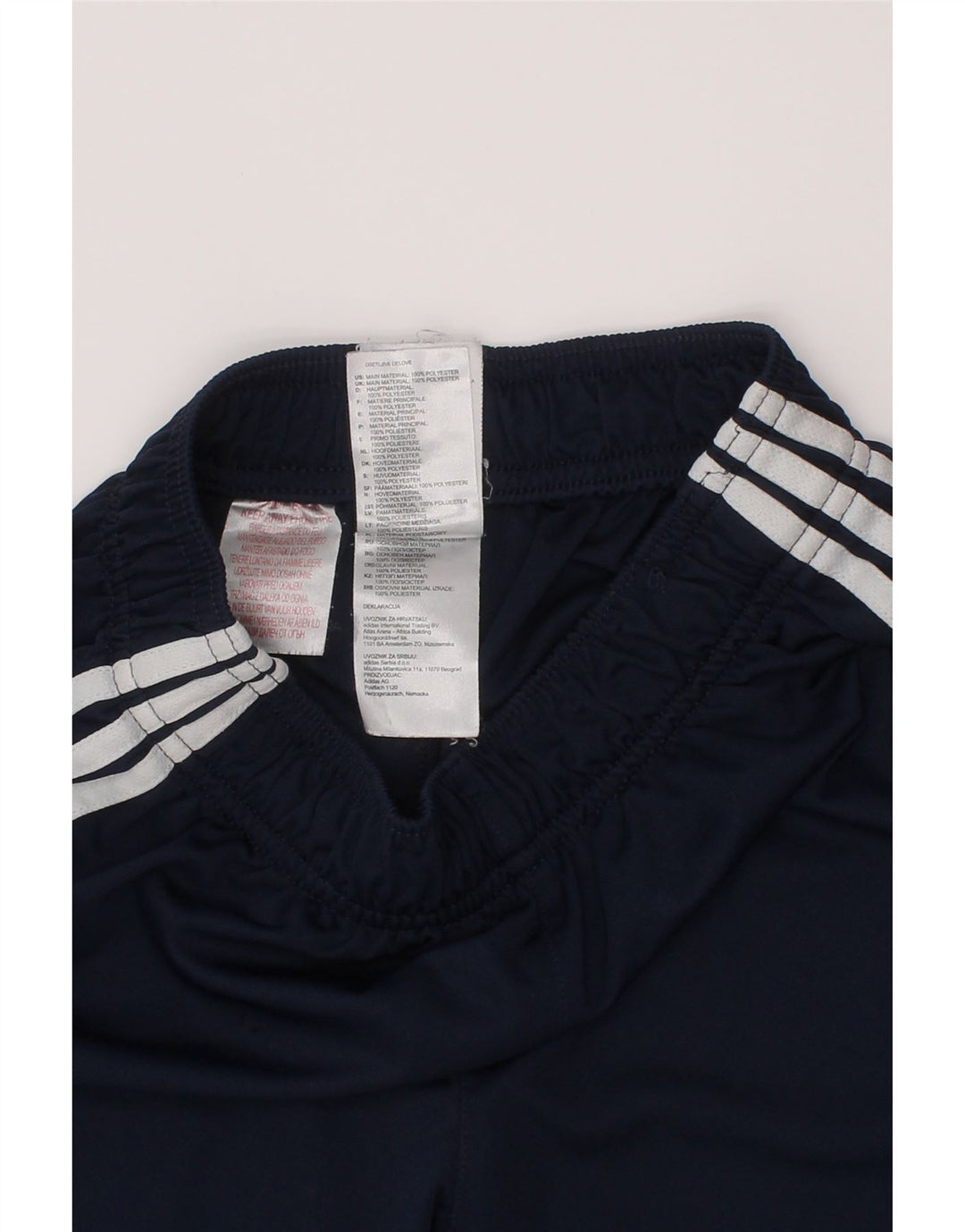 Pantaloni scurți sport pentru băieți Adidas 11-12 ani poliester bleumarin