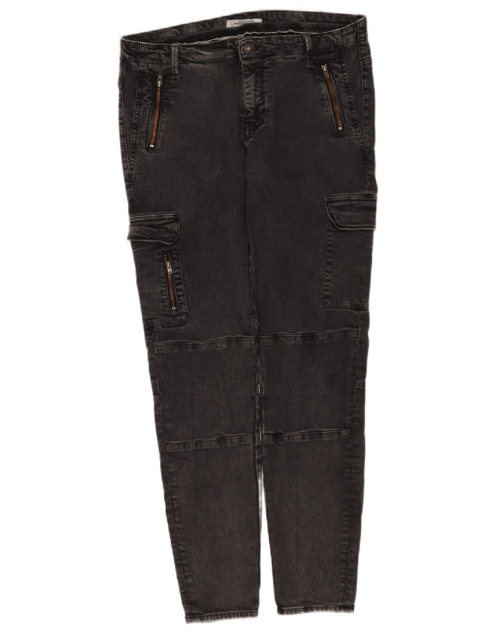 Blugi Cargo Slim pentru Damă Zara EU 42 Large W32 L28 Gri