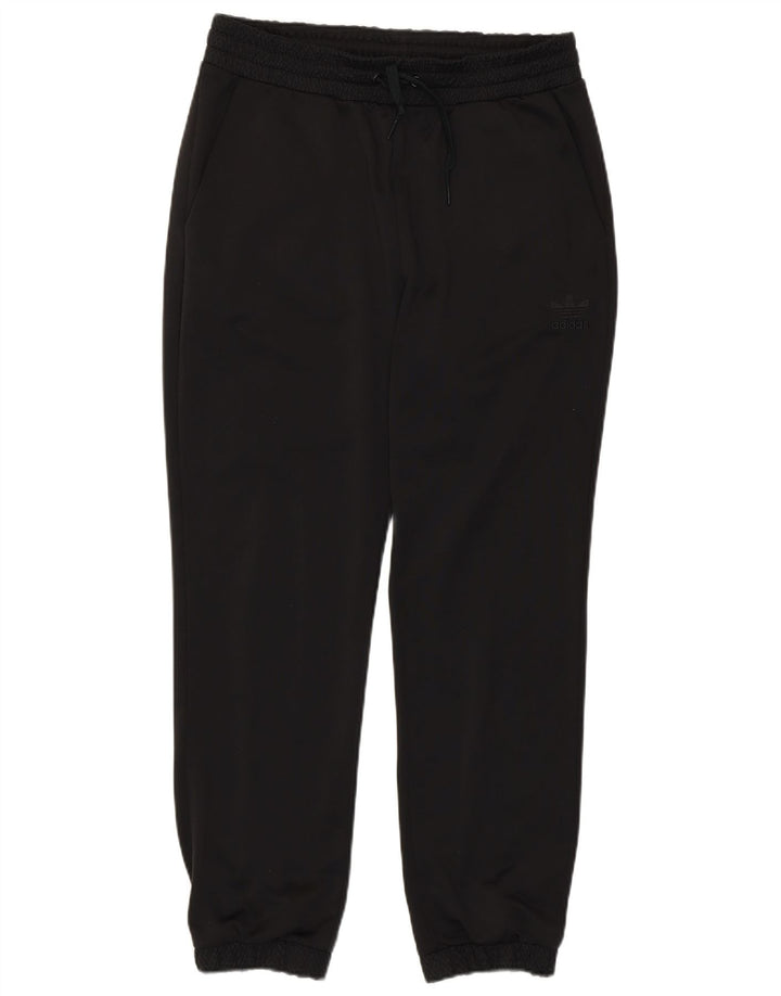 Pantaloni de trening Adidas pentru femei Joggeri UK 14 Poliester mediu negru
