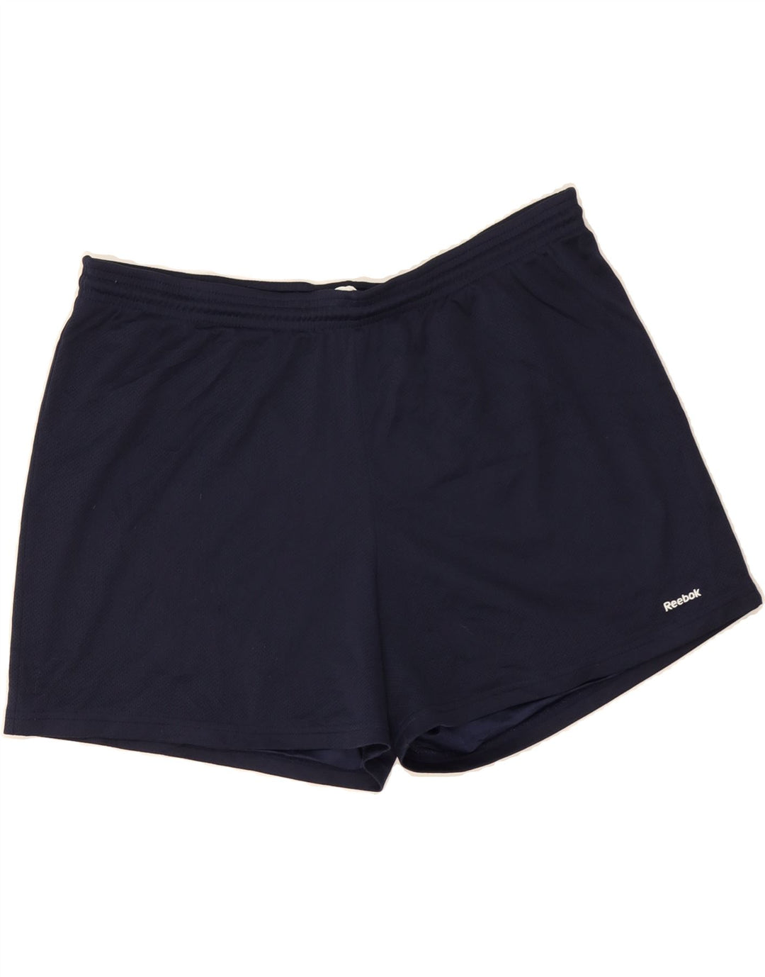 REEBOK Mens Sport Shorts Large  Navy Blue Polyester Vintage Reebok and Second-Hand Reebok from Messina Hembry 