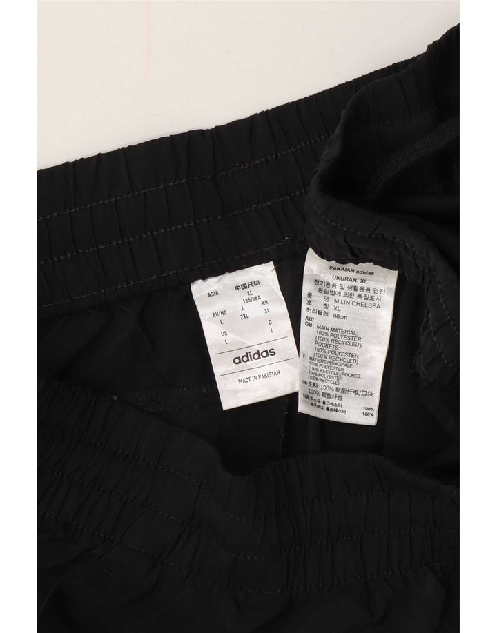 Pantaloni scurți sport grafic Adidas pentru bărbați, mari, negru, poliester