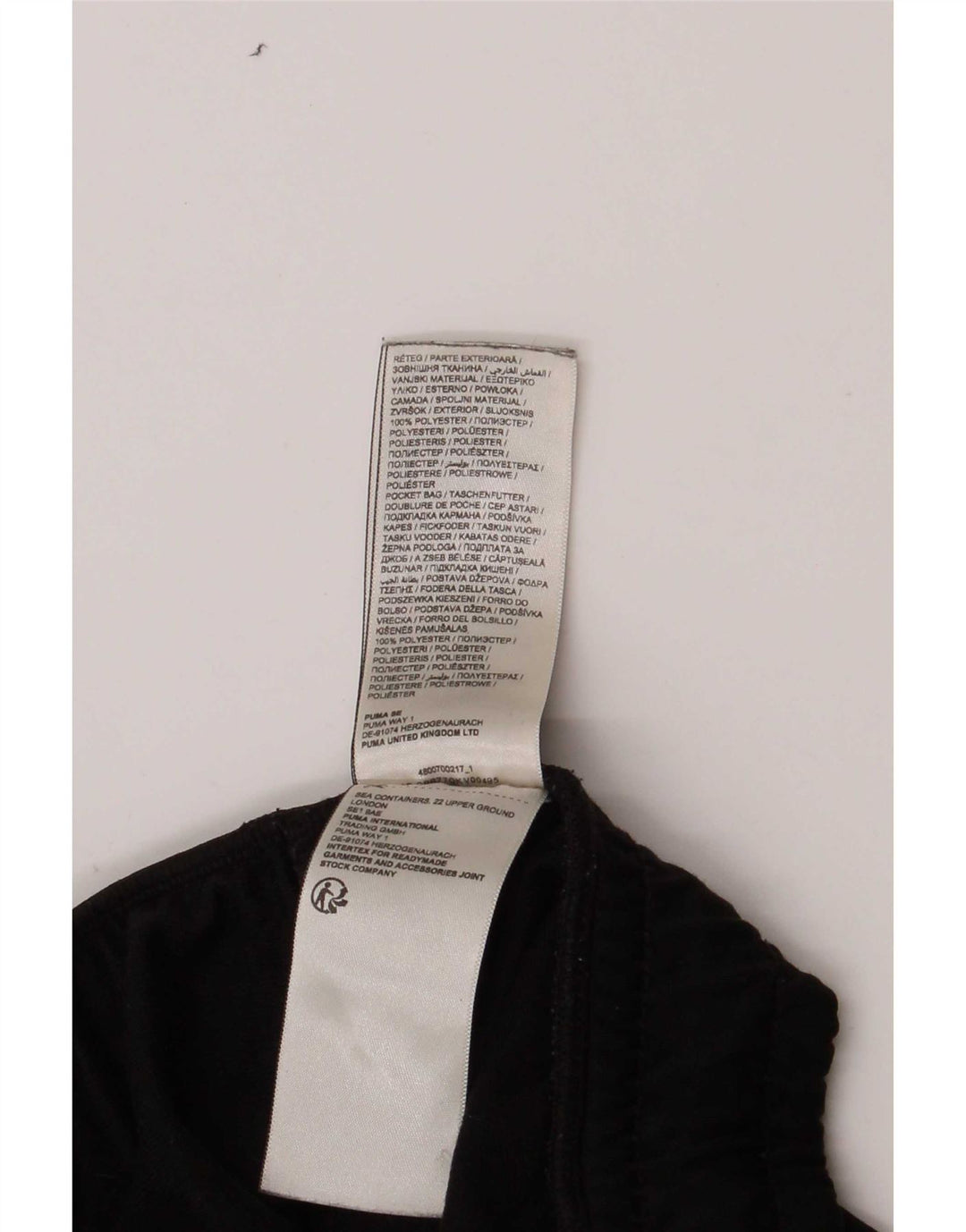 Pantaloni de trening Puma pentru bărbați Joggeri poliester mediu negru