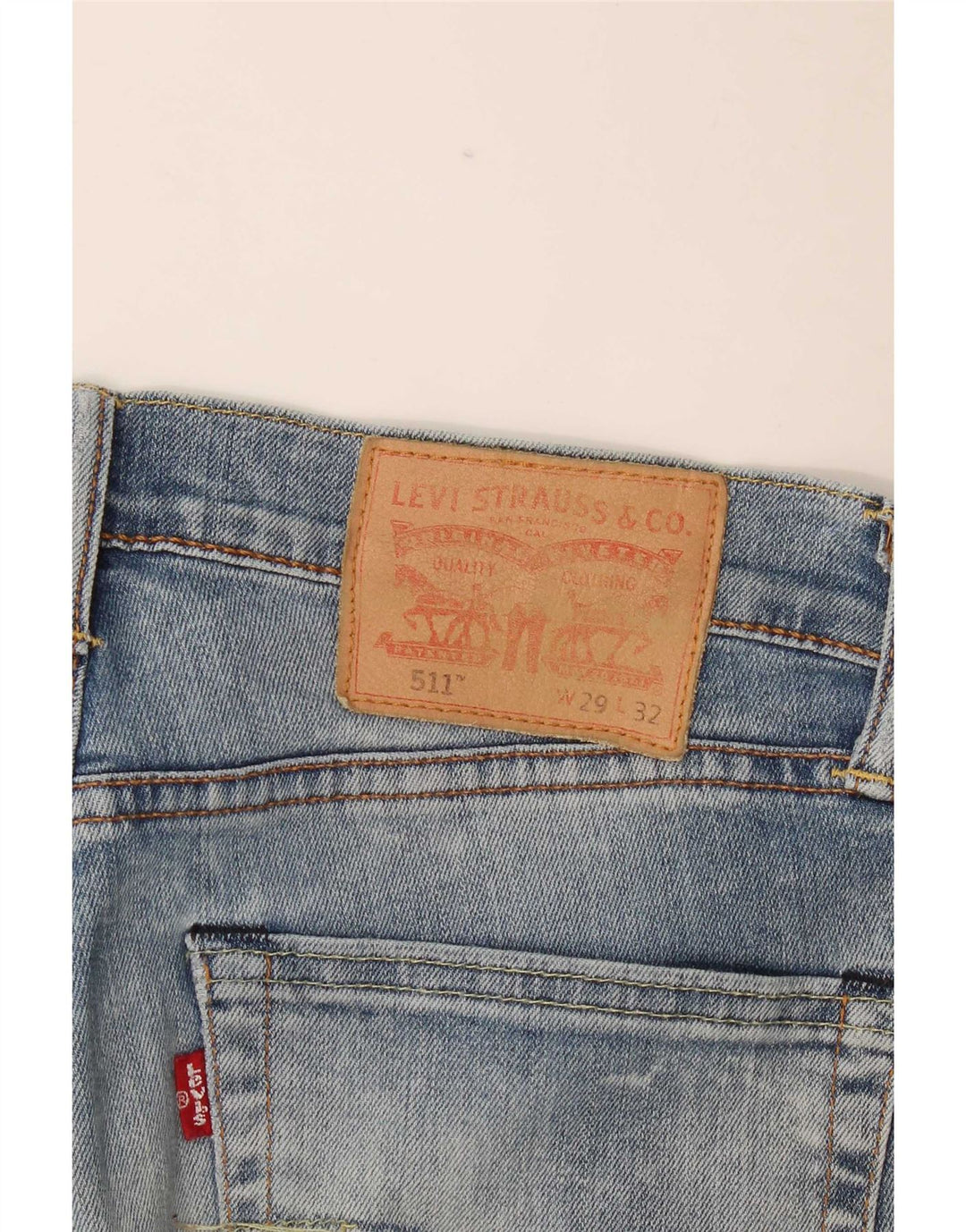 Blugi Levi's 511 Slim pentru bărbați W29 L32 Bumbac albastru