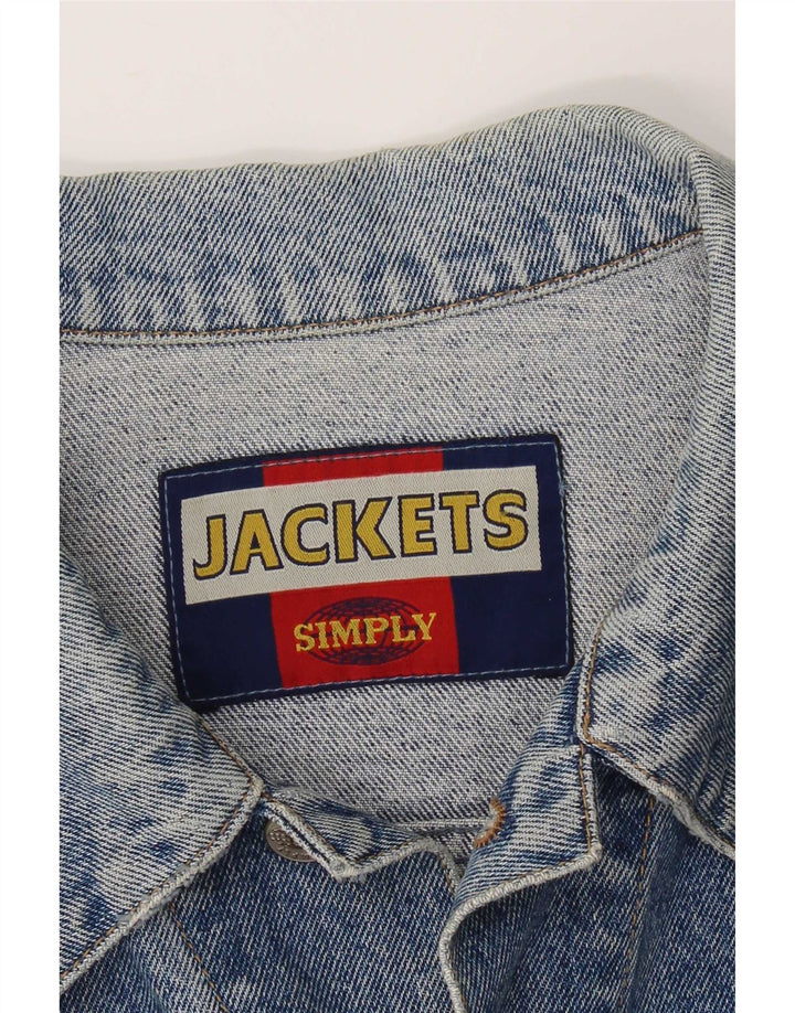 Jachetă de blugi vintage pentru bărbați UK 38 Medium Blue
