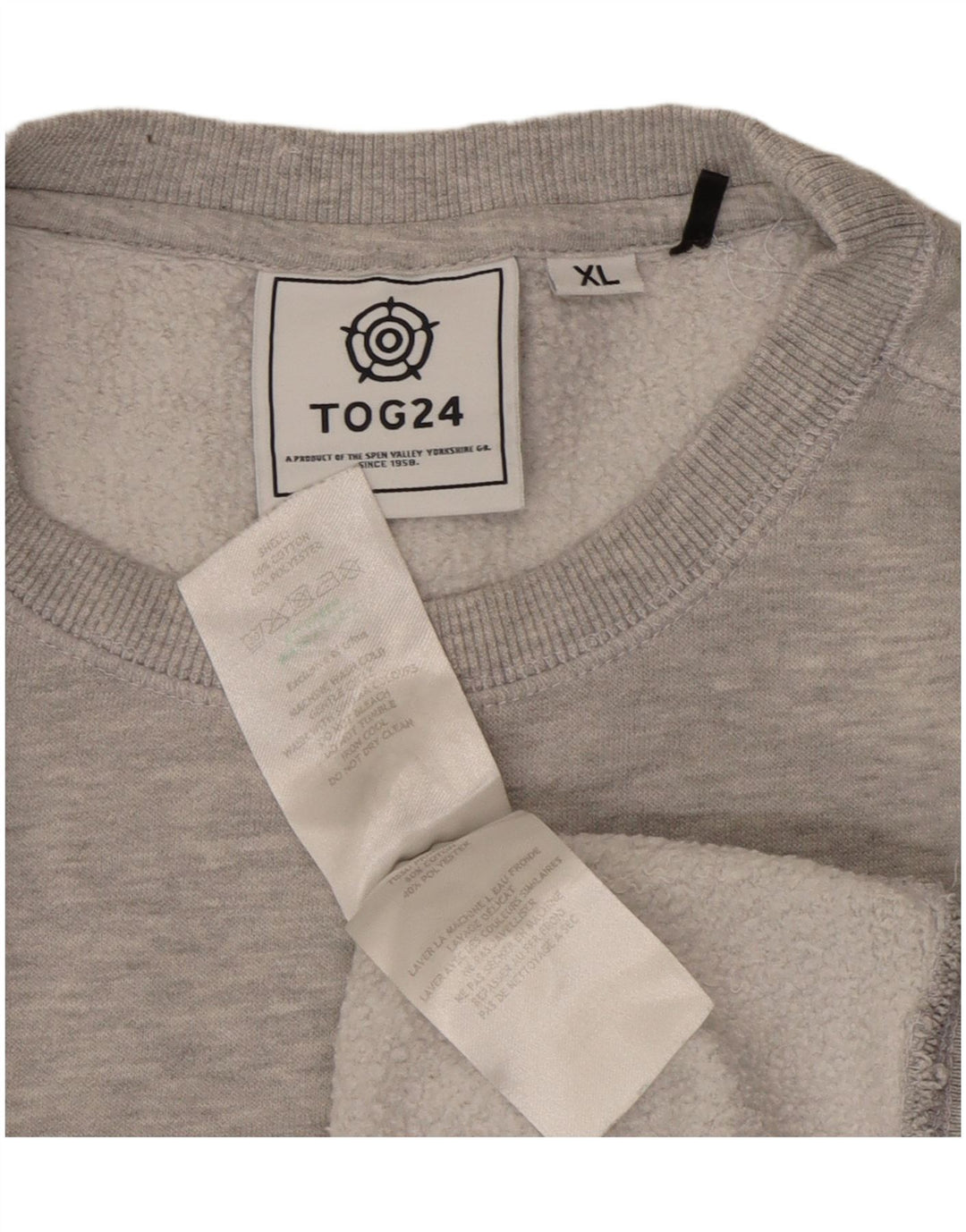 TOG 24 Pulover pentru bărbați XL Bumbac gri