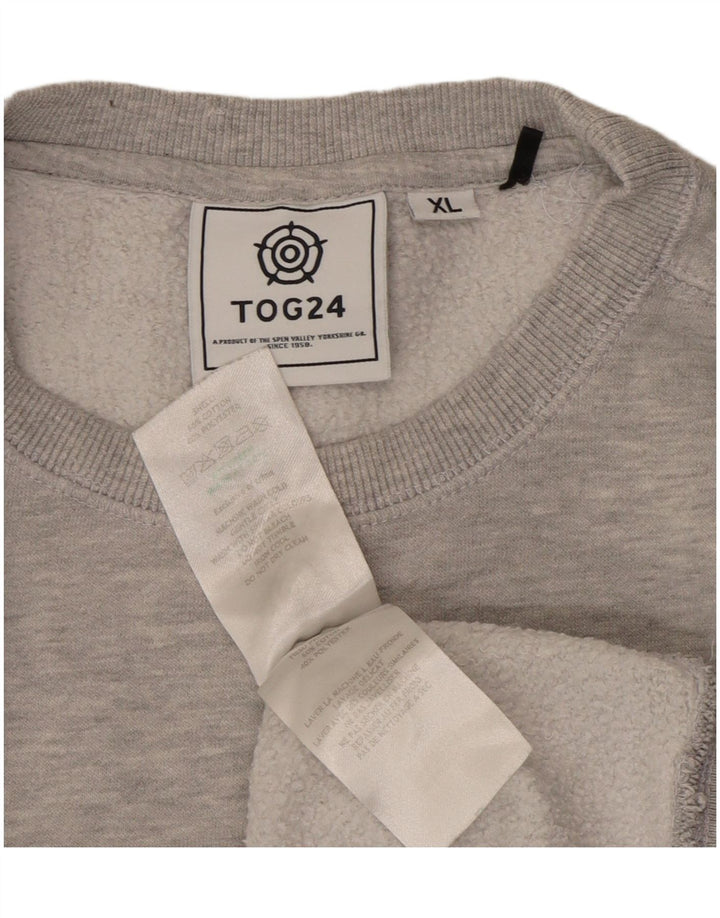 TOG 24 Pulover pentru bărbați XL Bumbac gri