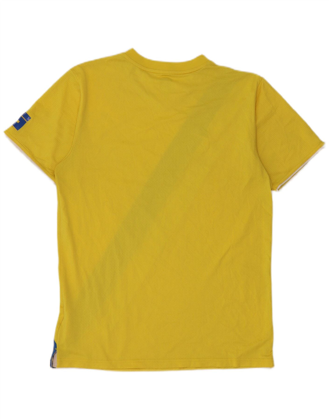 Tricou grafic Nike pentru bărbați Top UK 39/41 Medium Galben Poliester Colorblock