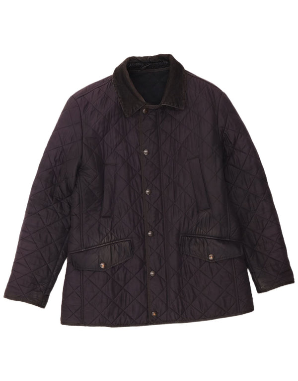 Jachetă matlasată pentru bărbați Barbour UK 38 Medium Bleumarin