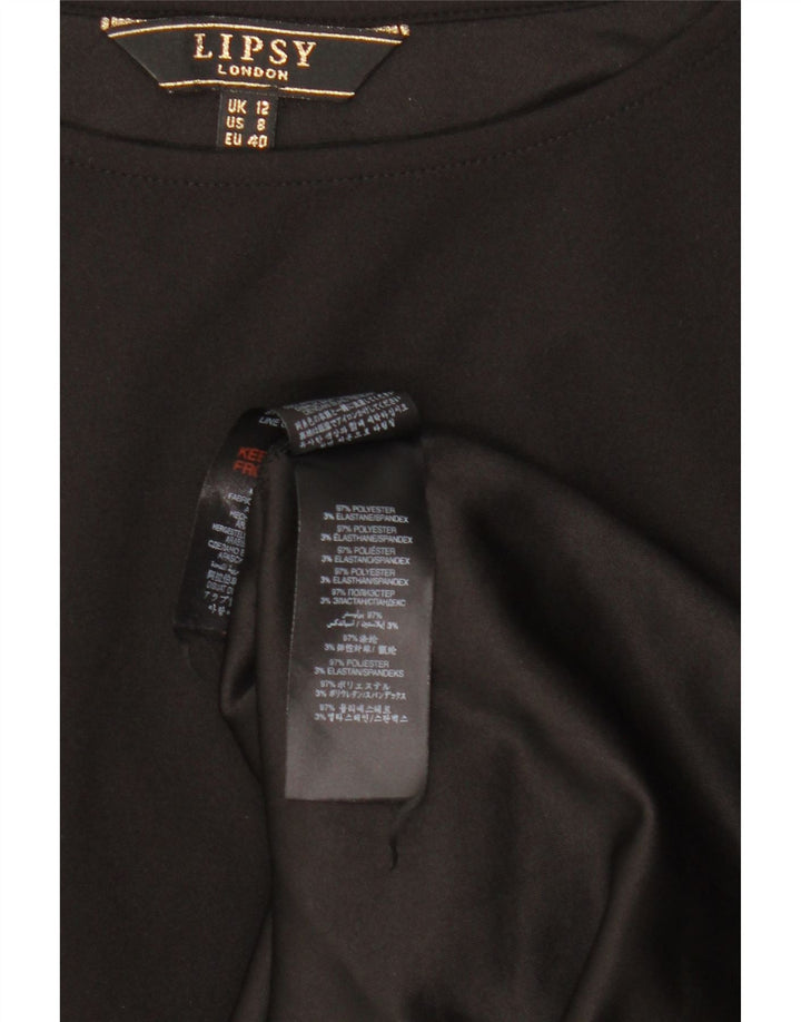 Rochie bodycon LIPSY pentru femei UK 12 Poliester mediu negru
