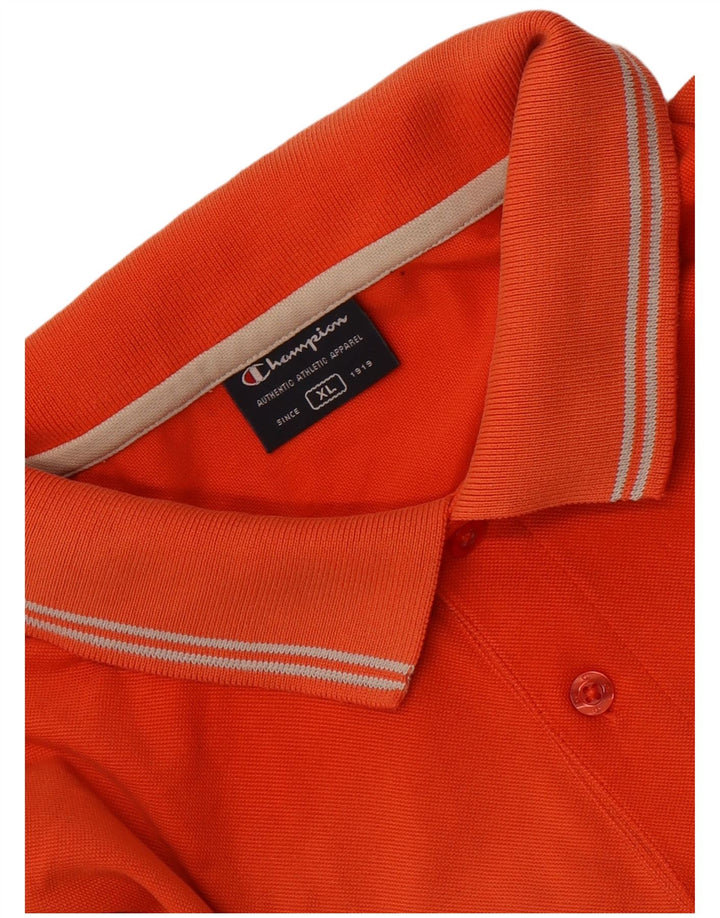 Tricou polo pentru bărbați Champion XL portocaliu