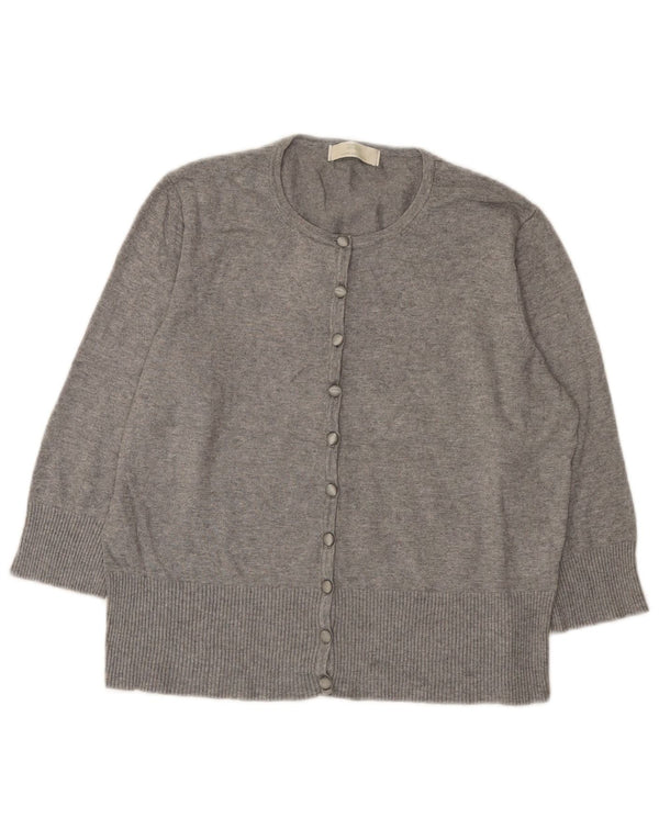 Marks & Spencer Pulover cardigan cu mâneci 3/4 pentru femei UK 18 XL Gri
