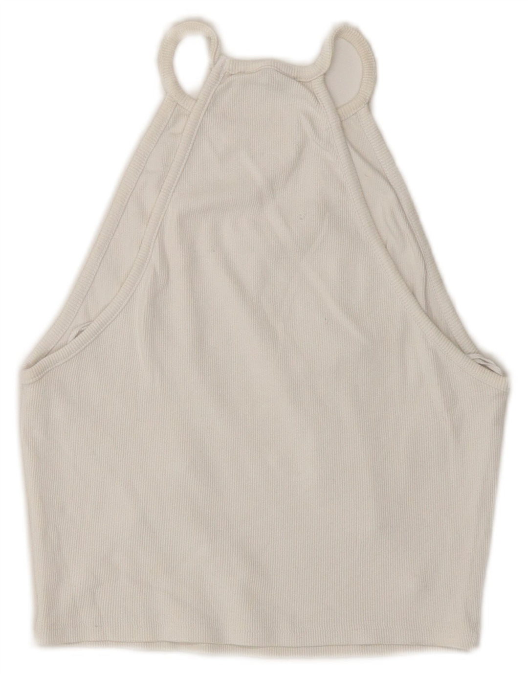 Top Crop Halter pentru femei Zara UK 8 Small White