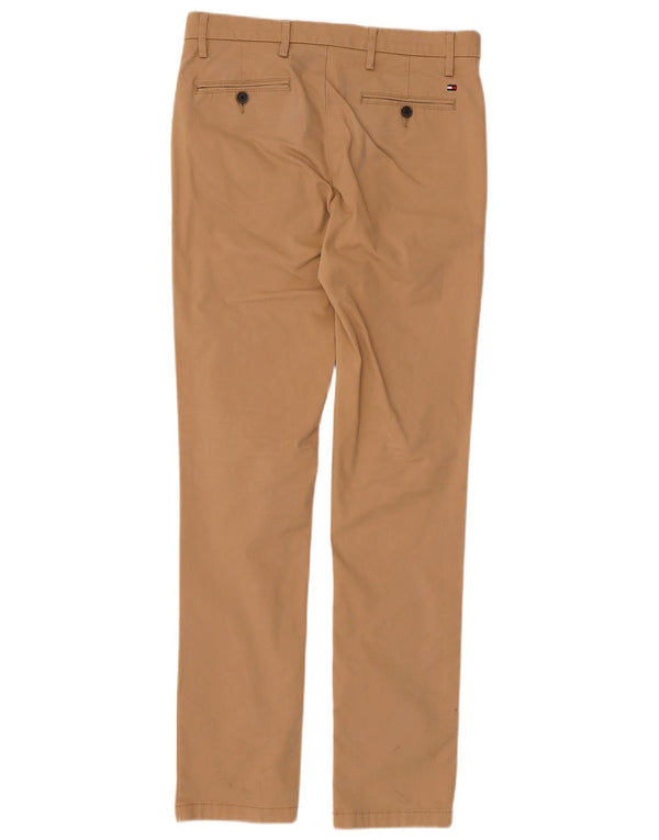 Pantaloni chino slim pentru bărbați Tommy Hilfiger L29 L32 bumbac bej