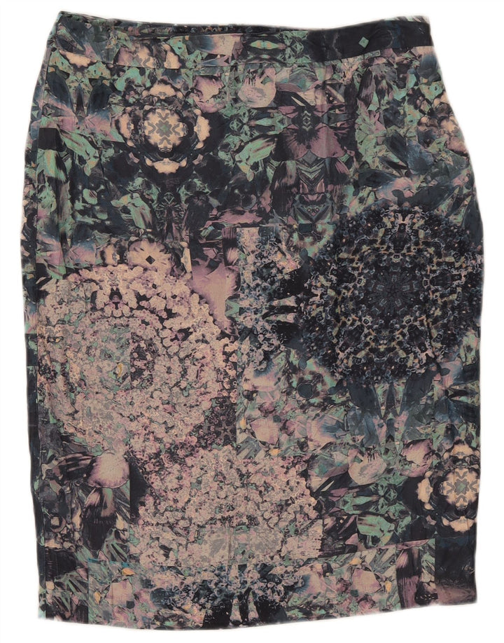Fusta creion pentru femei Marks & Spencer UK 12 Medium W30 Multicolor
