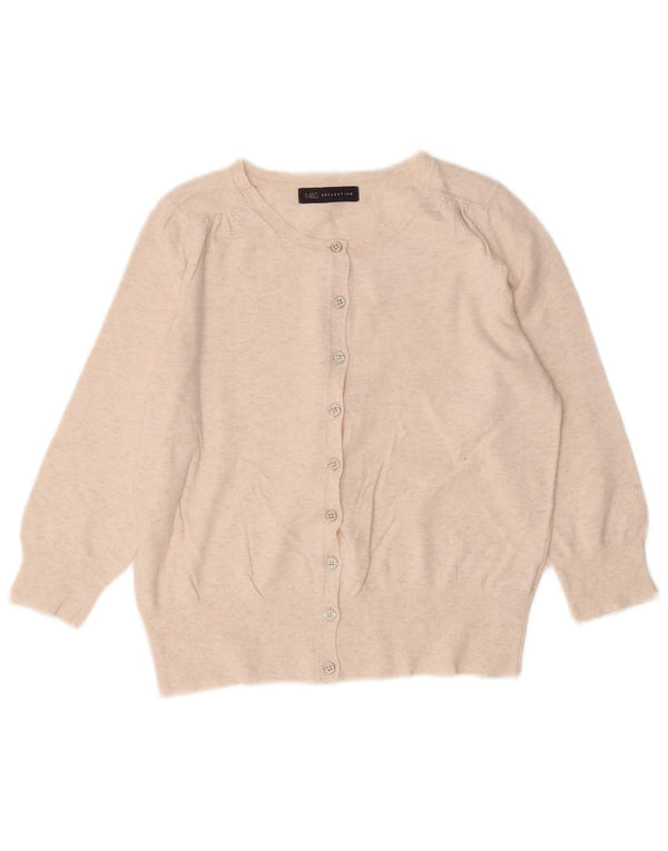 Pulover cardigan pentru femei Marks & Spencer UK 10 Mic Bej cu pete