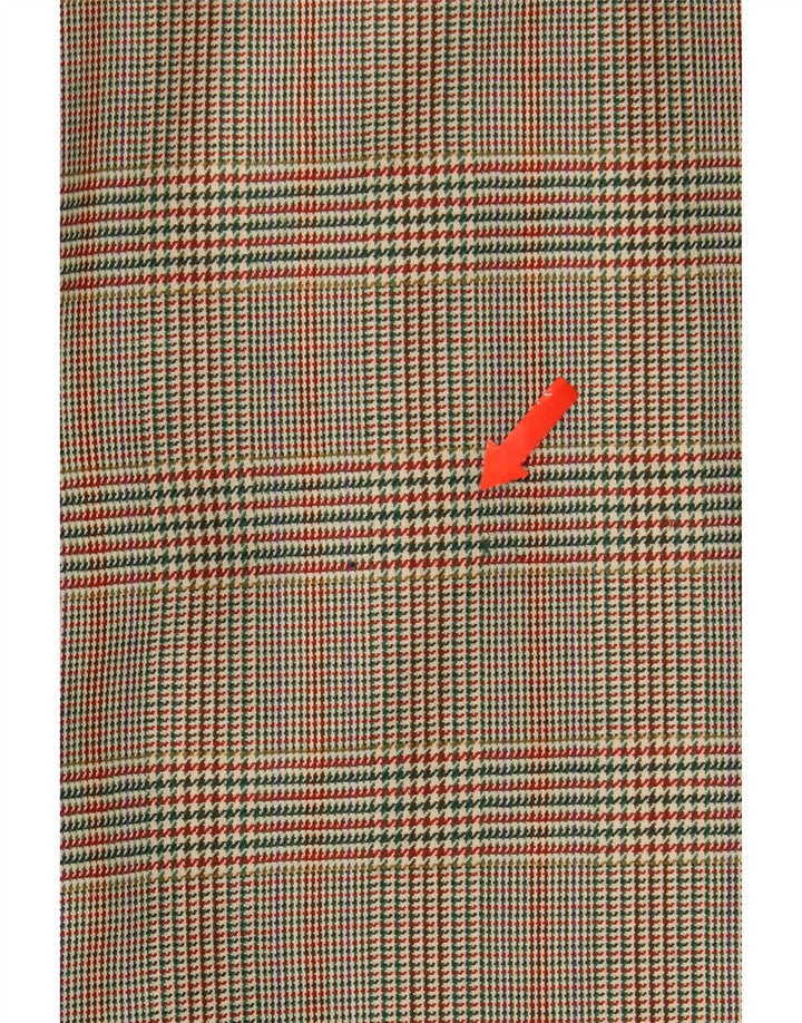 Jachetă Burberrys pentru femei, cu 2 nasturi, UK 14, lână mare, verde, picior de gală