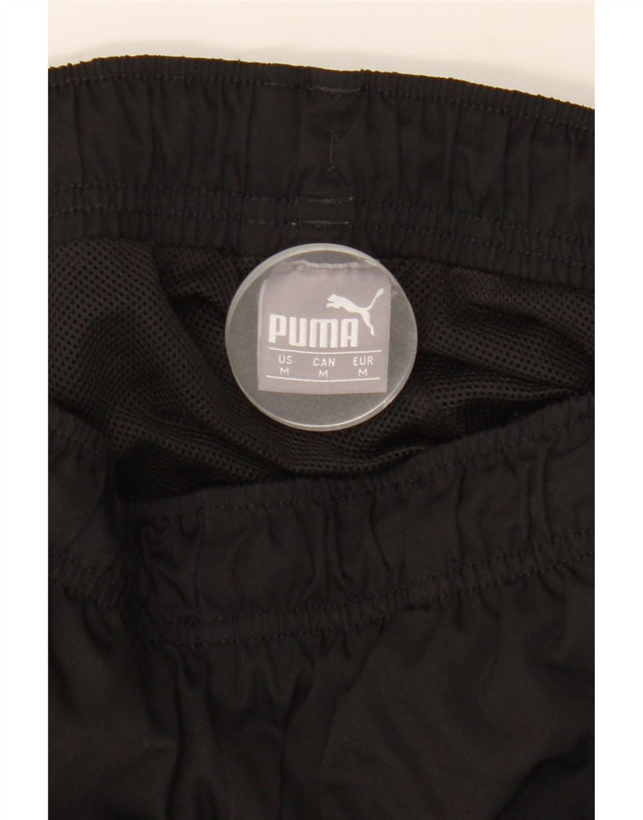 Pantaloni de trening Puma pentru bărbați Joggeri poliester mediu negru