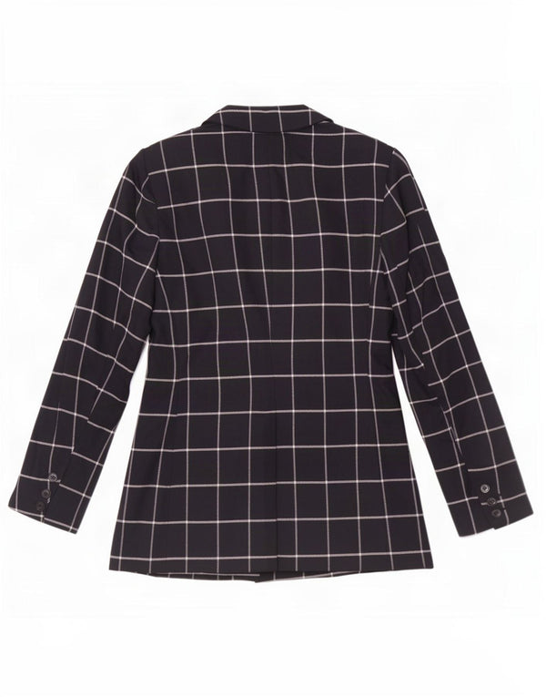 Blazer pentru femei Marks & Spencer UK 12 Medium Bleumarin Check
