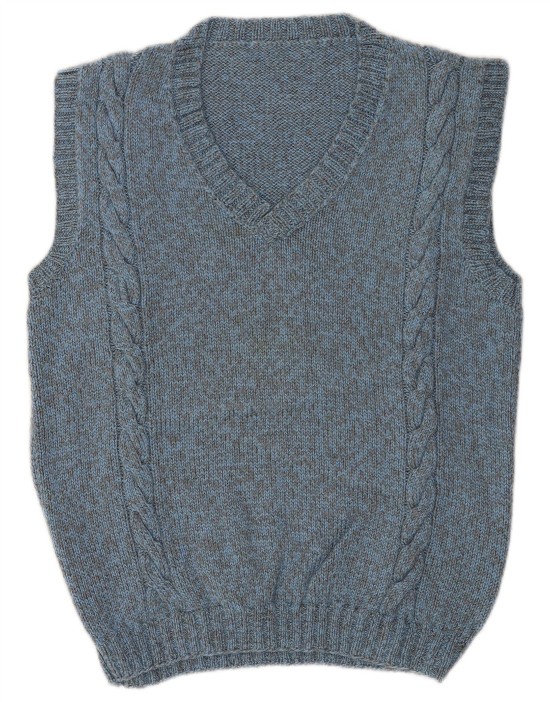 Vestă Vintage pentru bărbați Tank Top Medium Blue Flecked