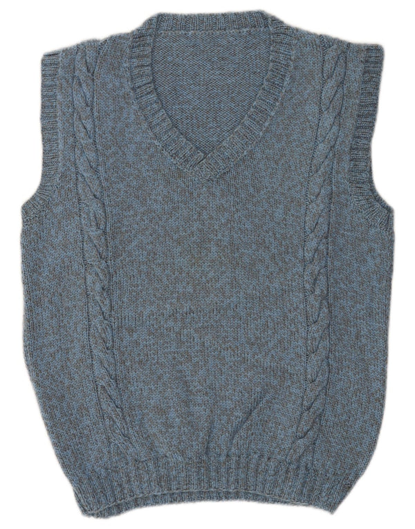 Vestă Vintage pentru bărbați Tank Top Medium Blue Flecked