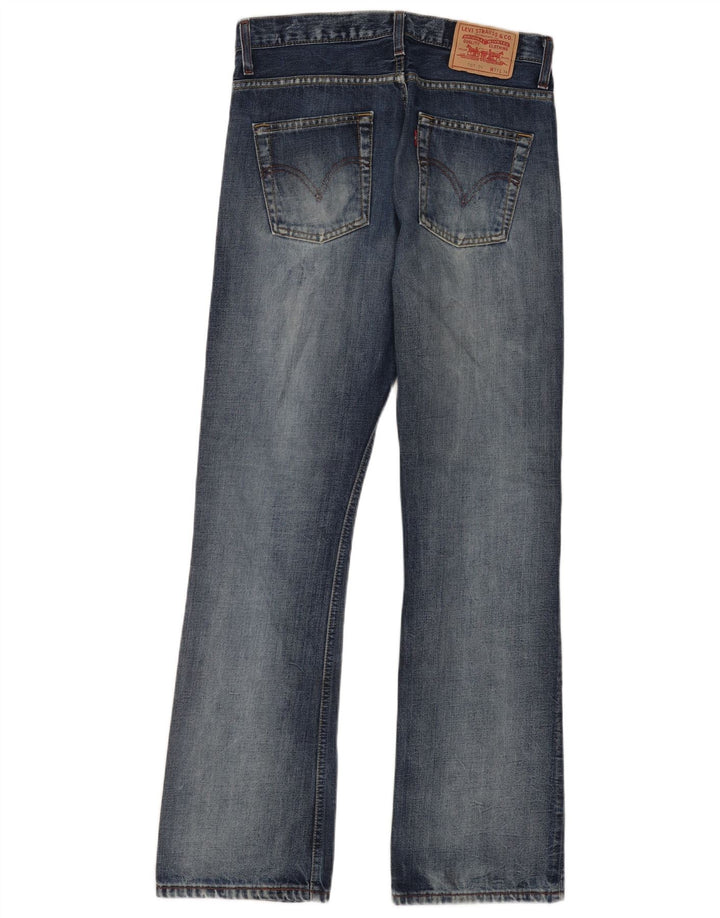 Blugi Levi's 507 Bootcut W31 L34 Bumbac albastru