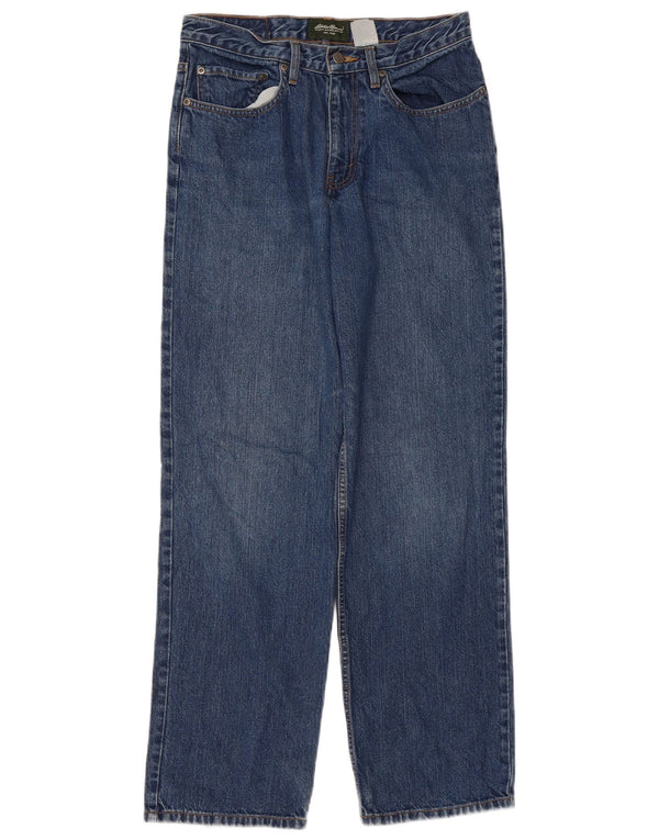 Blugi drepti pentru femei Eddie Bauer W30 L31 albastru