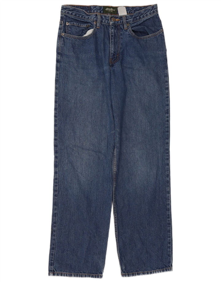 Blugi drepti pentru femei Eddie Bauer W30 L31 albastru